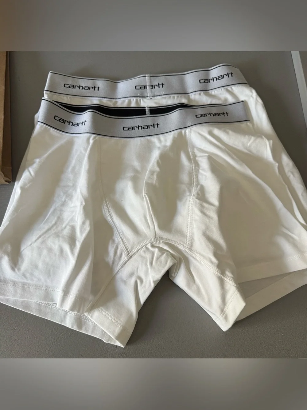 Carhartt White Men’s Stretch Boxer Briefs - Twin Pack